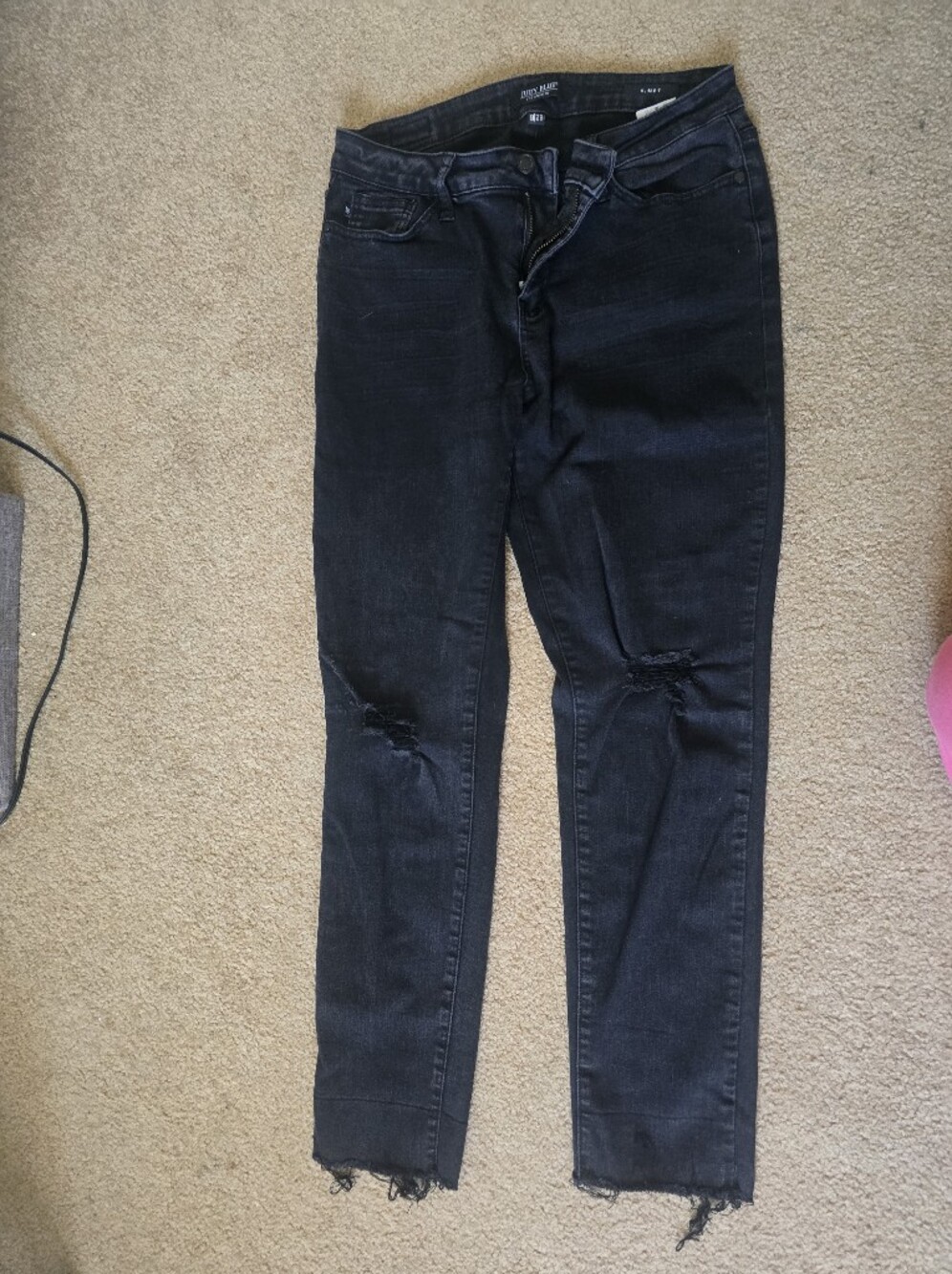 Judy Blue Dark Wash Skinny Jeans - Dark Blue - Picture 3 of 3